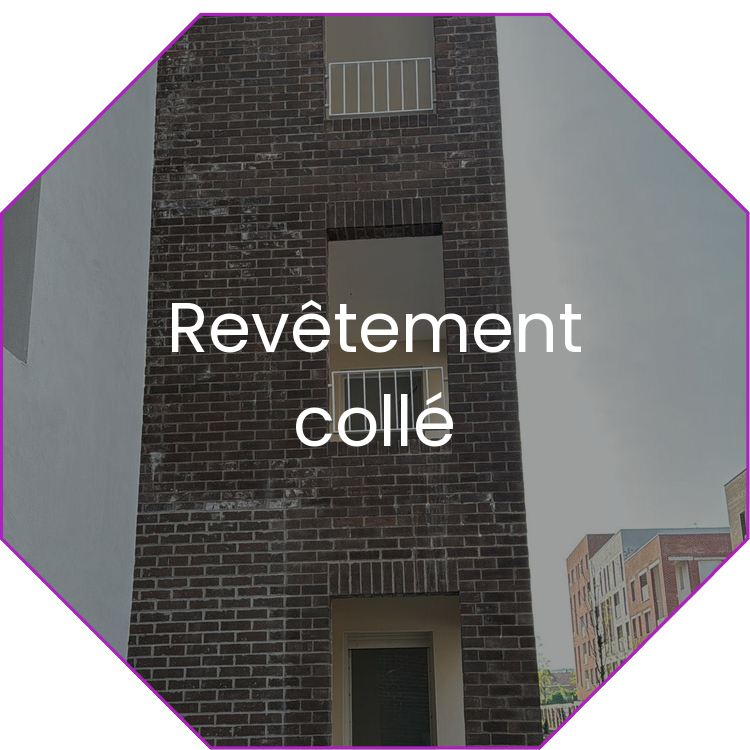 Revêtement collé